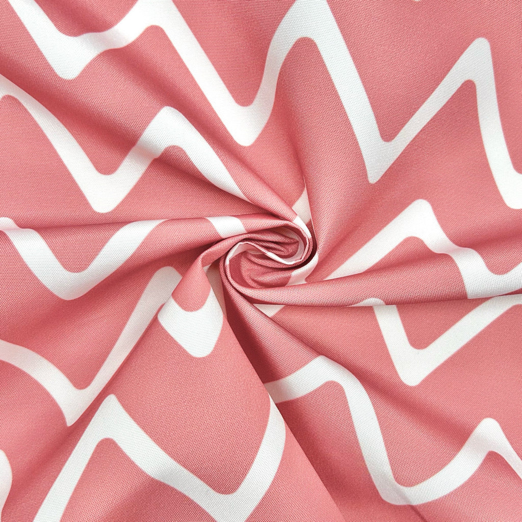 Chevron Print Water Resistant Fabric