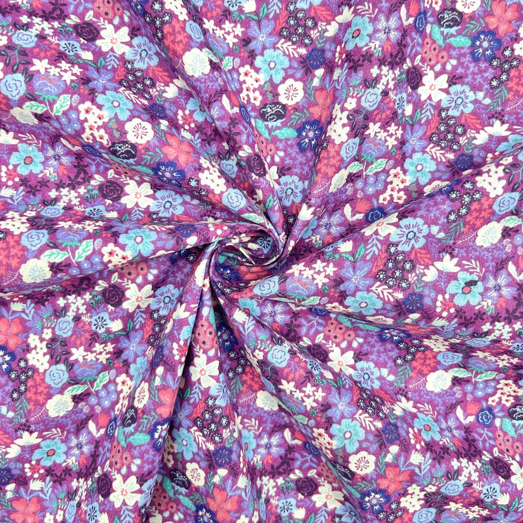 Botanic Delight Cotton Poplin Fabric