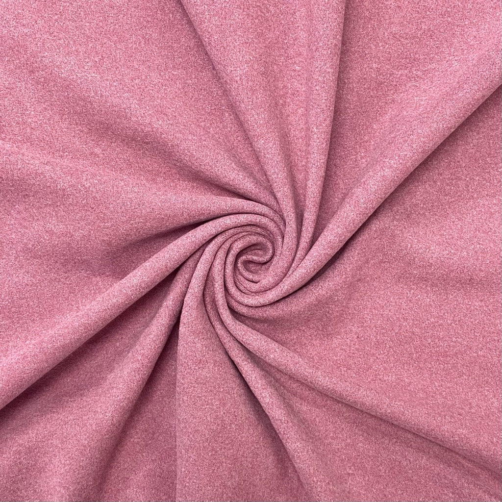 Plain Brushed Soft Knit Fabric