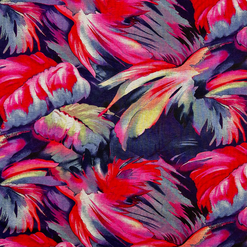 Feathered Garden Digital Modal-Touch Jersey Fabric