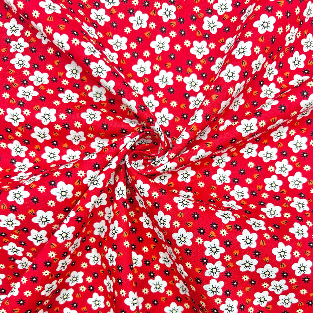 Fairy Flora Cotton Poplin Fabric
