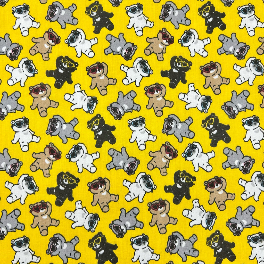 Cool Pugs Polycotton Fabric