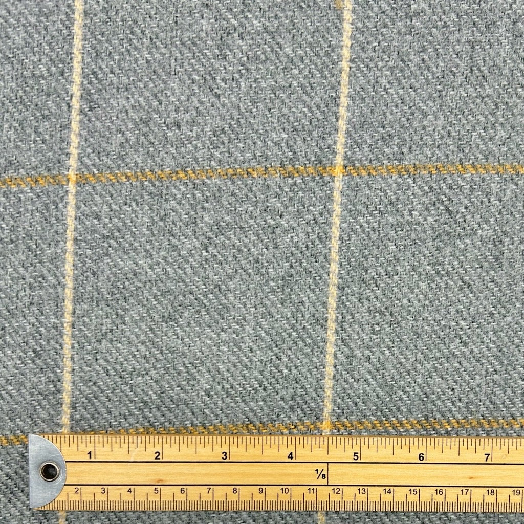 Large Checkered Wool Touch Fabric