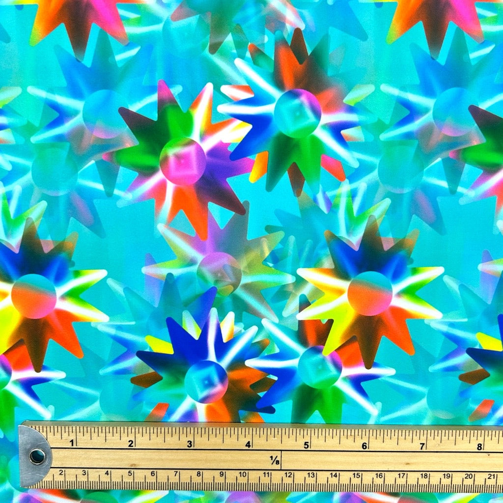 Glow Burst Active Wear Jersey Fabric