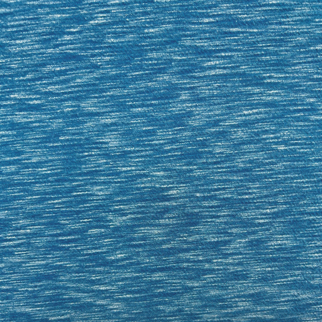 Blue Static Jersey Fabric