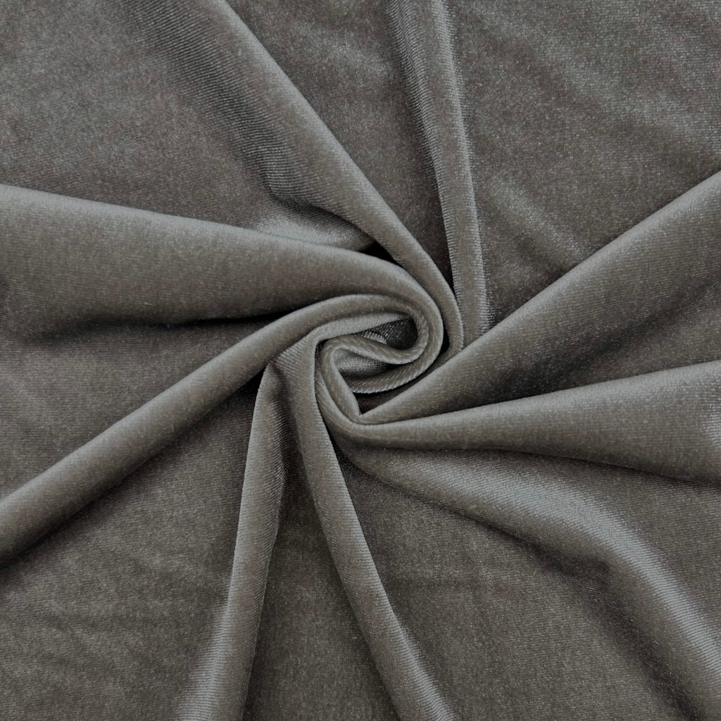 Plain Stretch Velvet Fabric