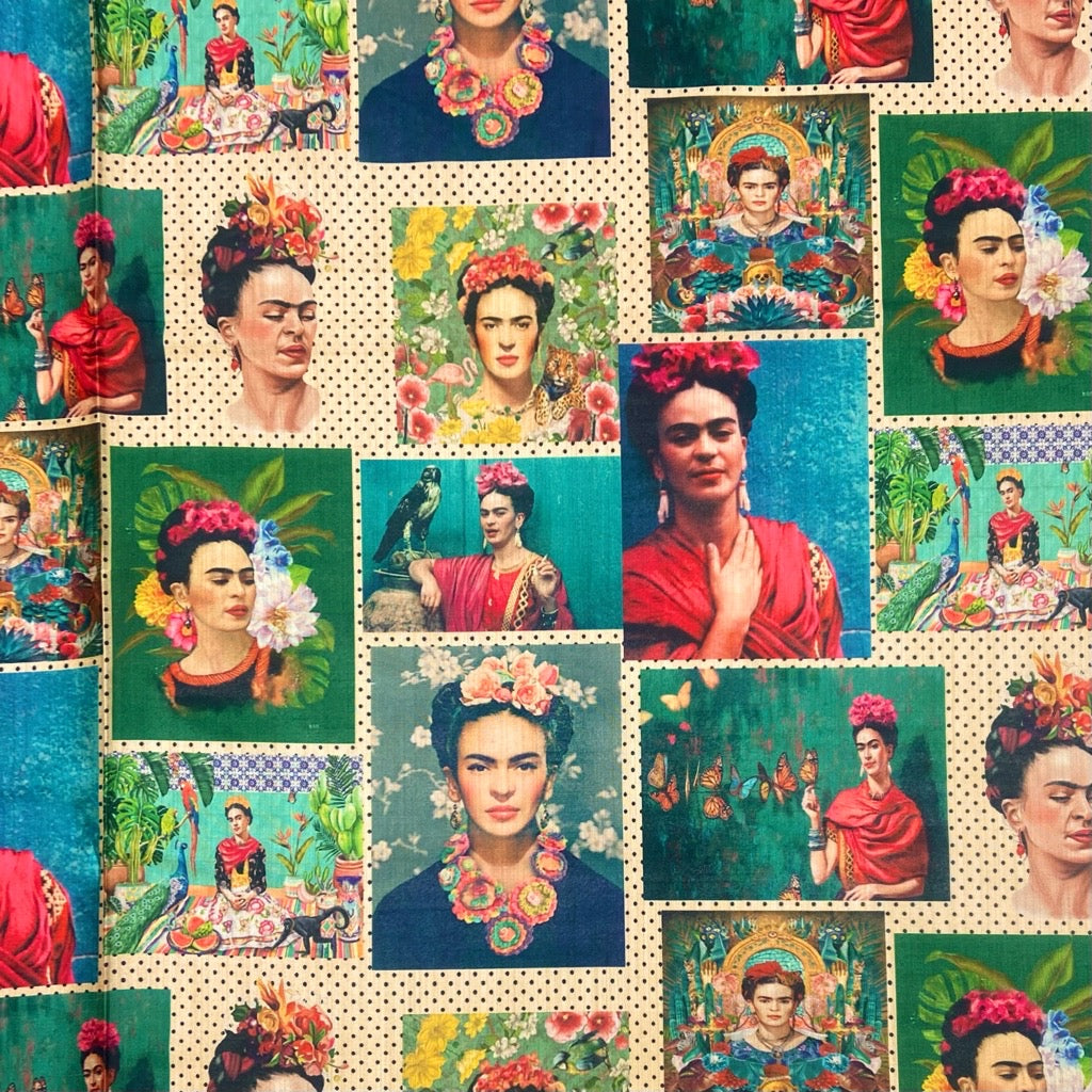 Colourful Muse Faux Silk Fabric - Pound Fabrics
