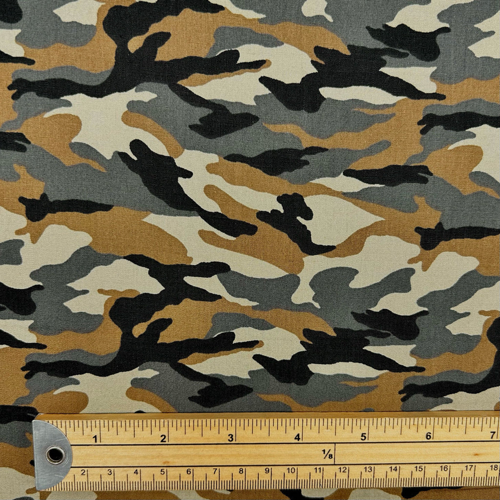 Forest Shadow Cotton Poplin Fabric