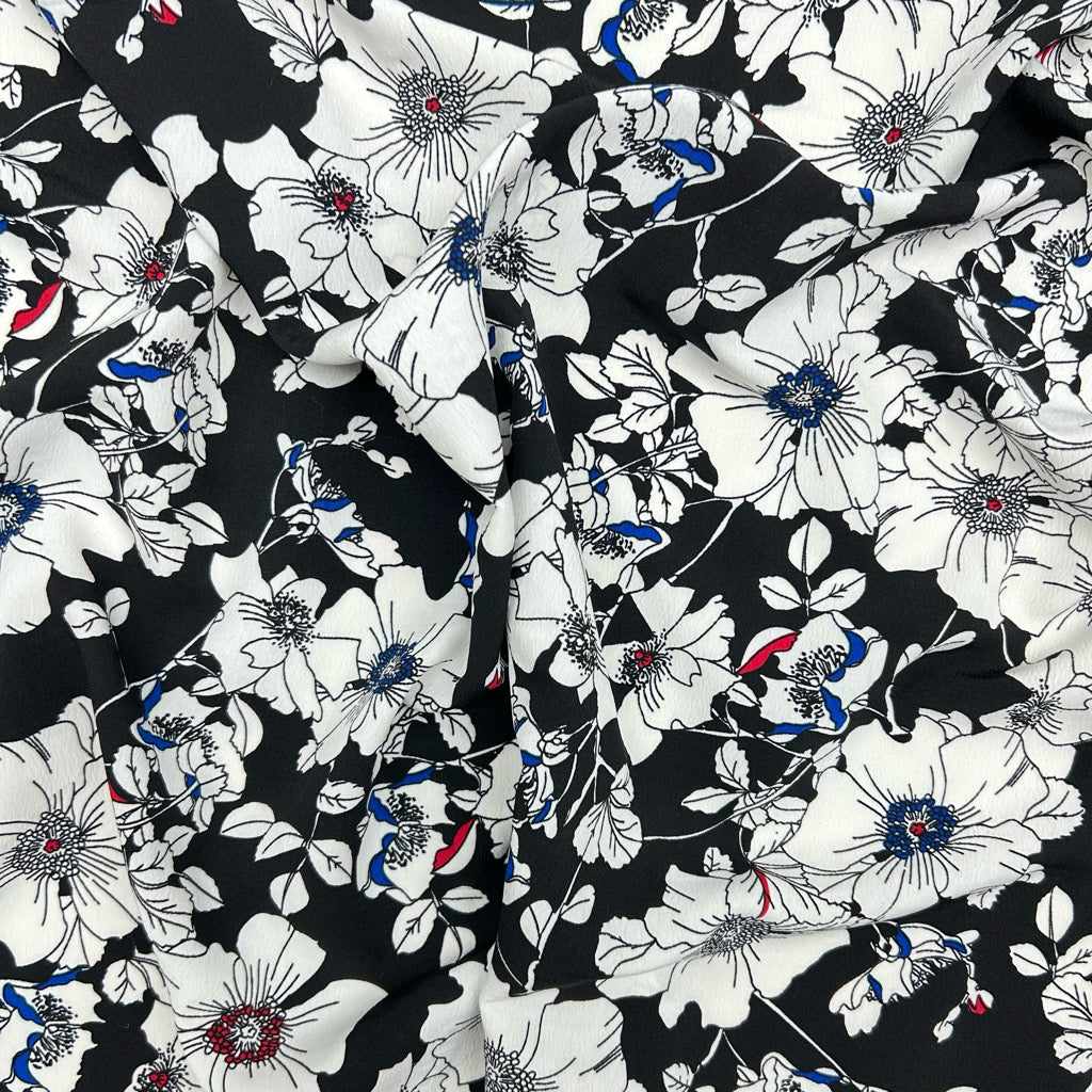 Botanical Sketch Polyester Fabric