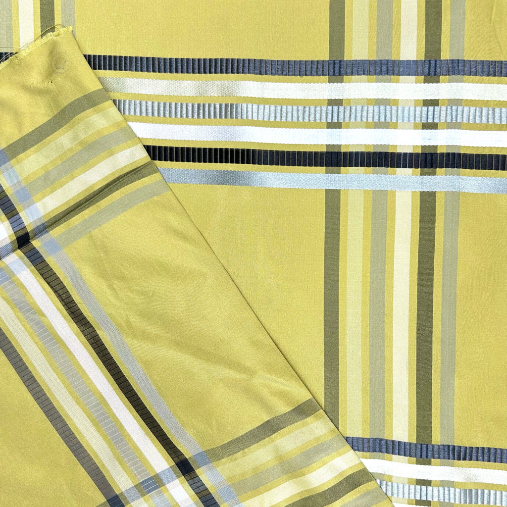 Colour Line Silk Curtain Fabric