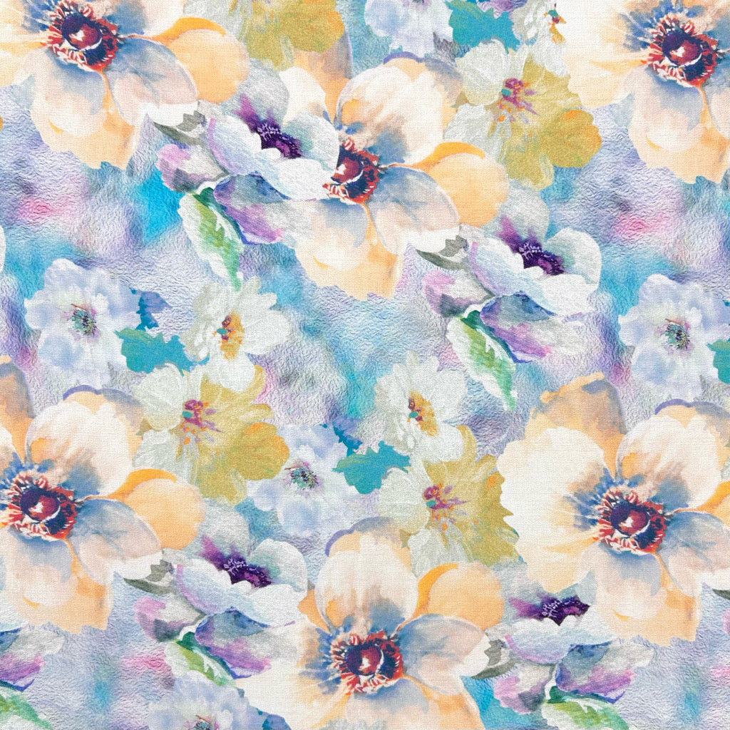 Soft Garden Viscose Nylon Fabric