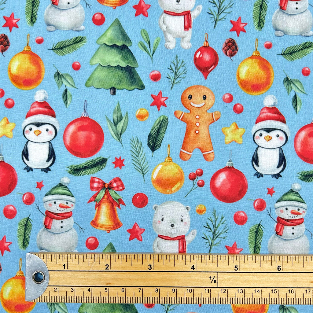 Jolly Friends Polycotton Fabric