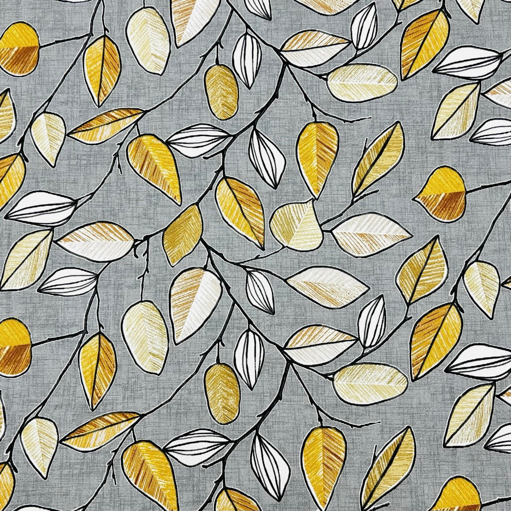Leaf Cascade Water Resistant Canvas Fabric