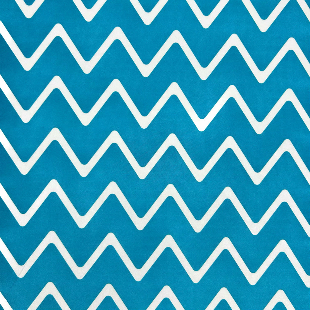 Chevron Print Water Resistant Fabric