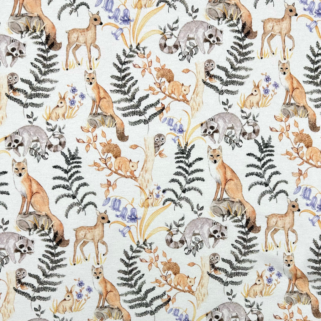 Forest Tales Organic Cotton Jersey Fabric