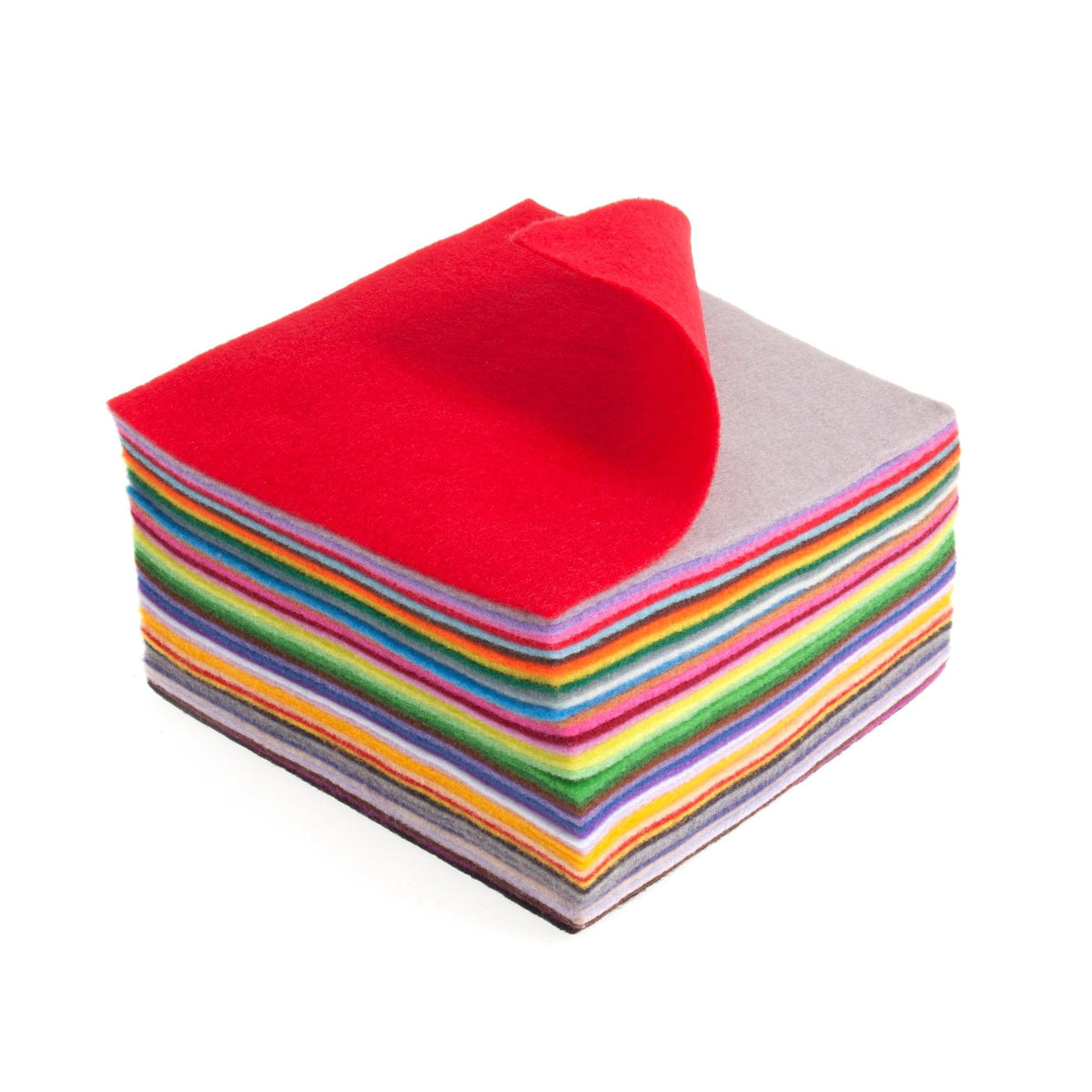 Trimits Assorted Felt Squares - 15 x 15cm - Pack of 42