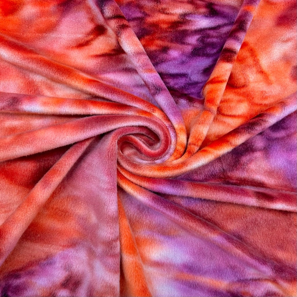 Sea Tones Stretch Velvet Fabric