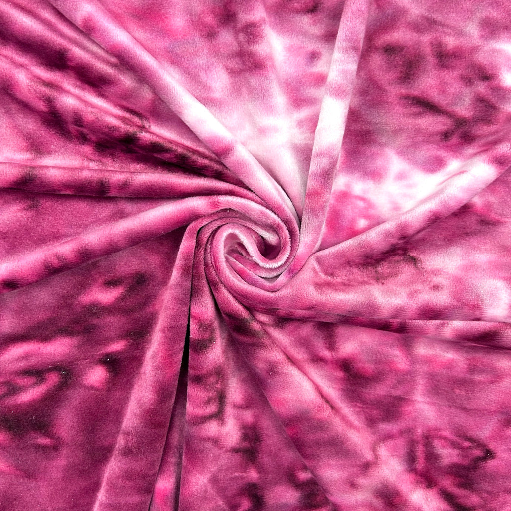Shadow Flow Stretch Velvet Fabric