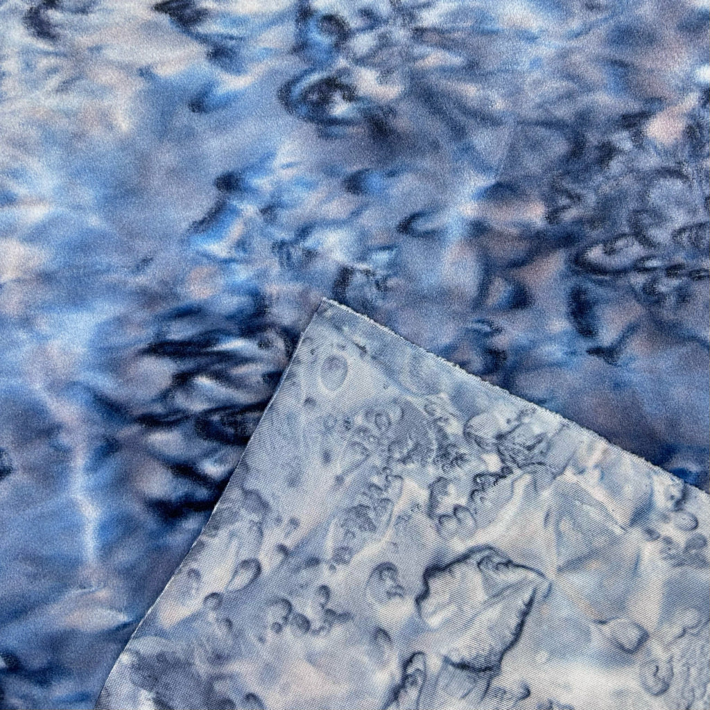 Shadow Flow Stretch Velvet Fabric