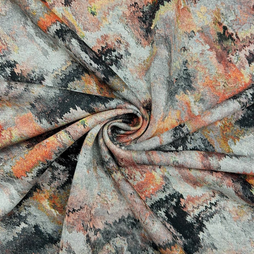 Pixel Storm Digital Modal-Touch Jersey Fabric