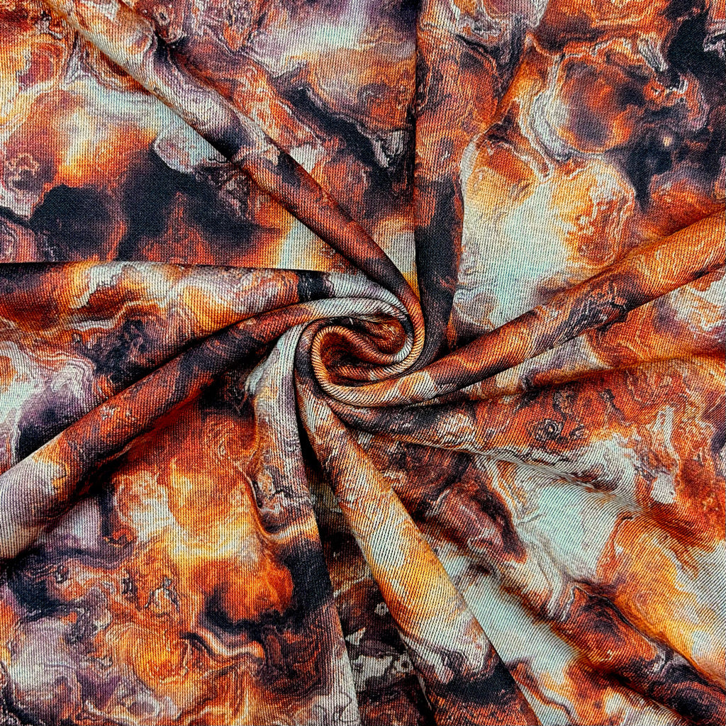 Burning Cloud Digital Modal-Touch Jersey Fabric