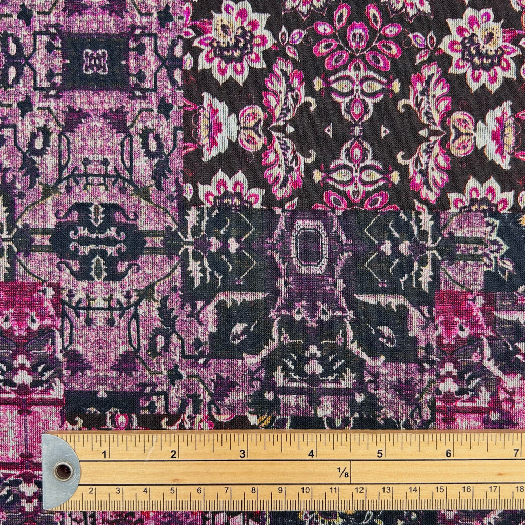 Folk Fusion Digital Modal-Touch Jersey Fabric