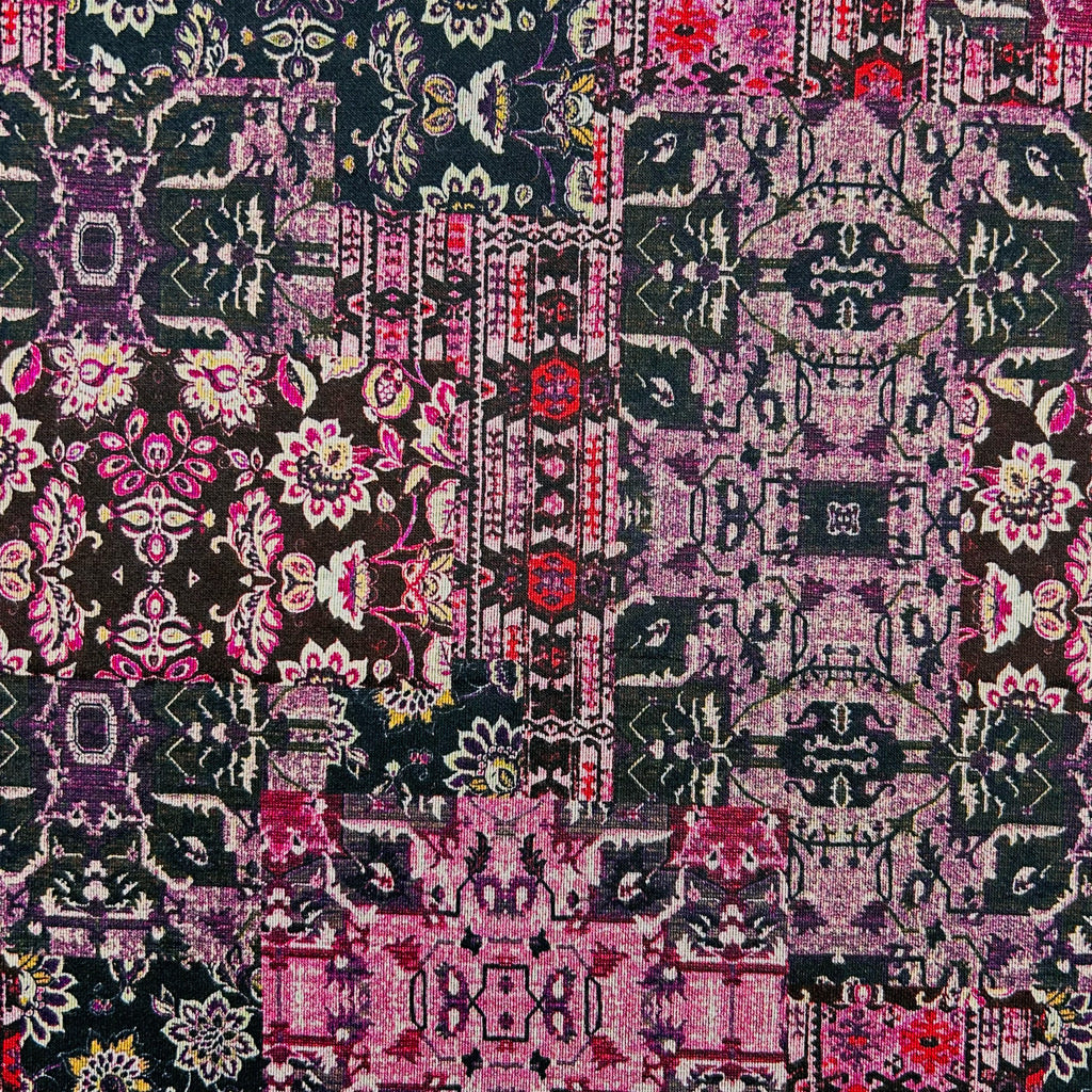 Folk Fusion Digital Modal-Touch Jersey Fabric