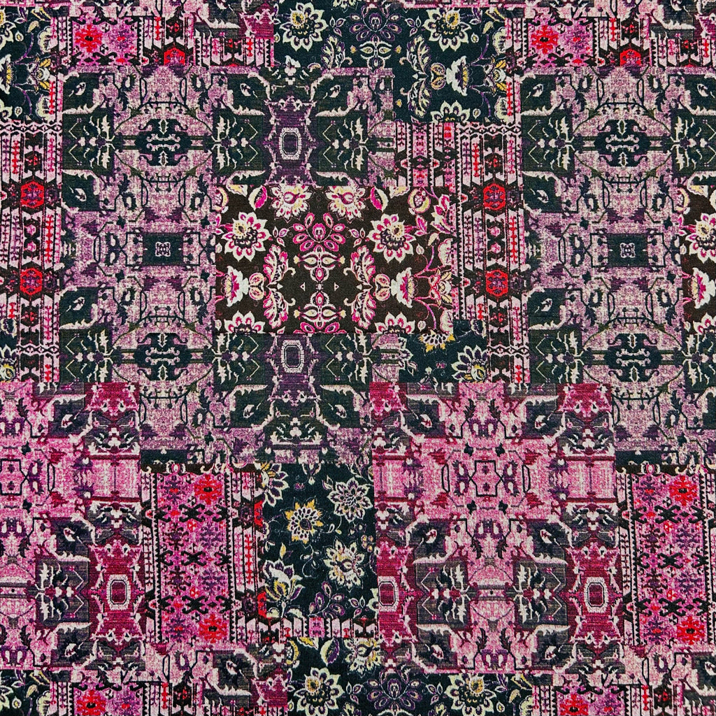 Folk Fusion Digital Modal-Touch Jersey Fabric