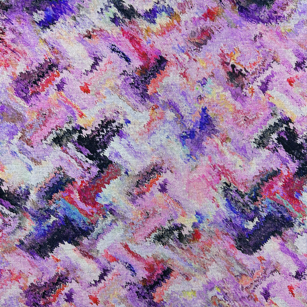 Pixel Storm Digital Modal-Touch Jersey Fabric