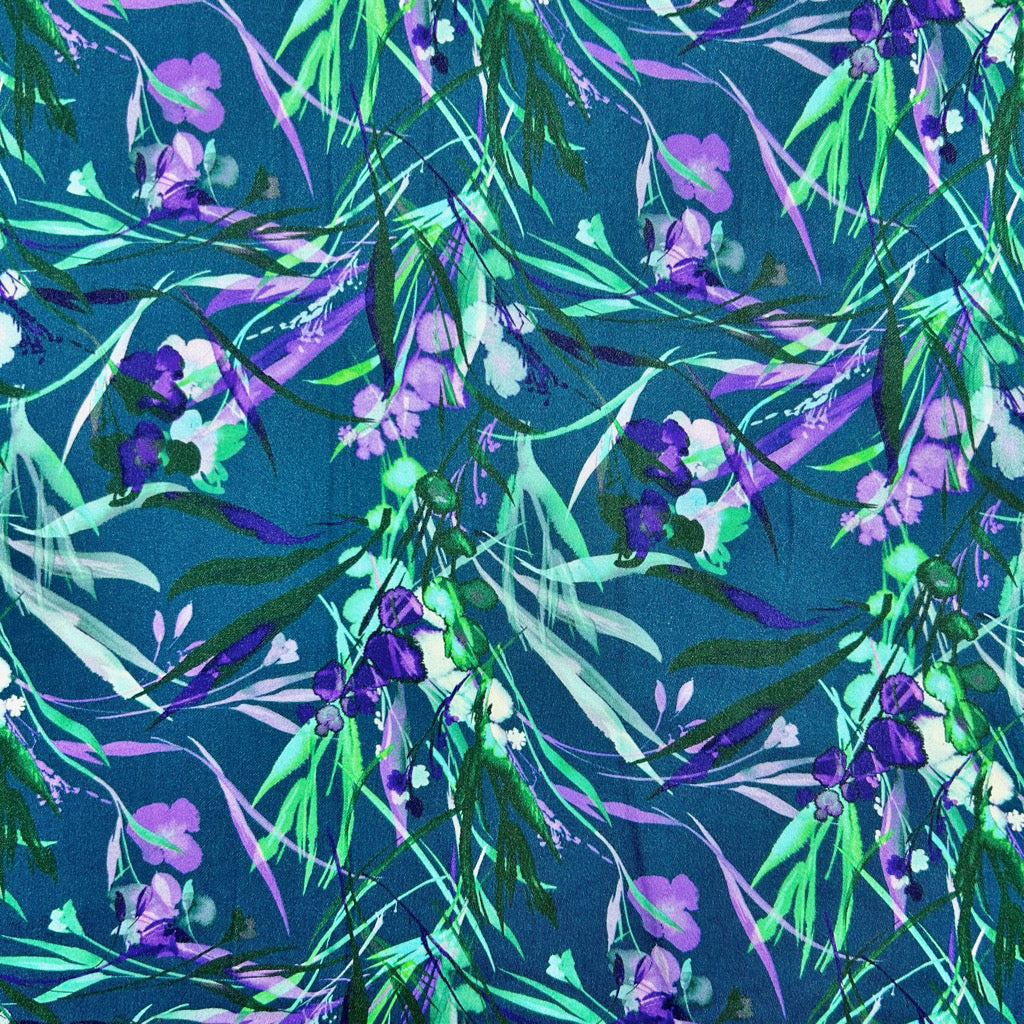 Harvest Glow Viscose Fabric