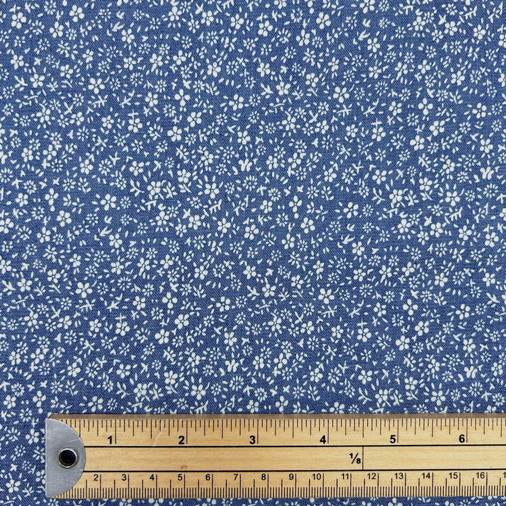 Little Sprigs Chambray Denim Fabric