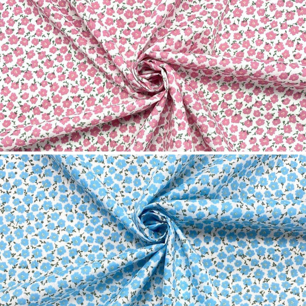 Lucy&#39;s Flower Garden Polycotton Fabric