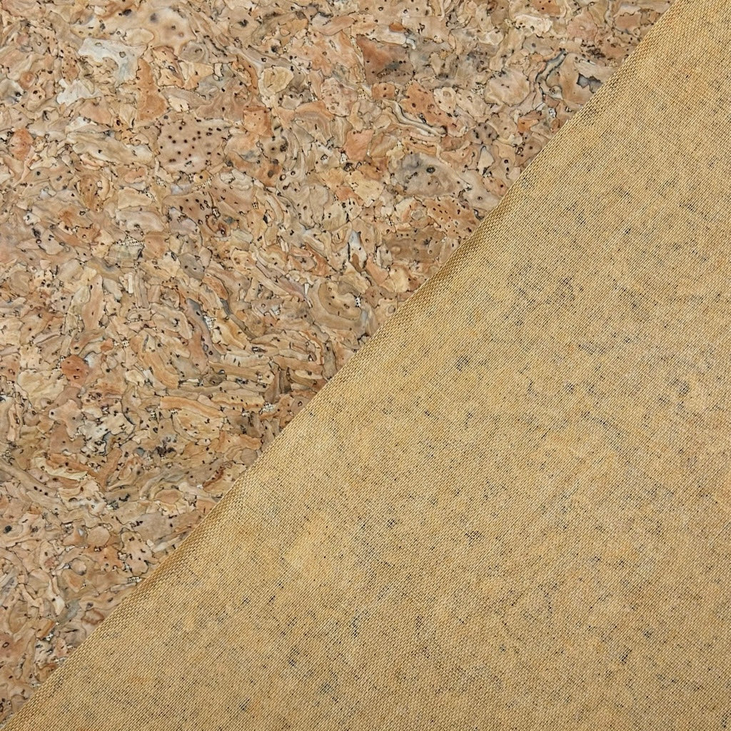 Natural Fleck Cork Fabric