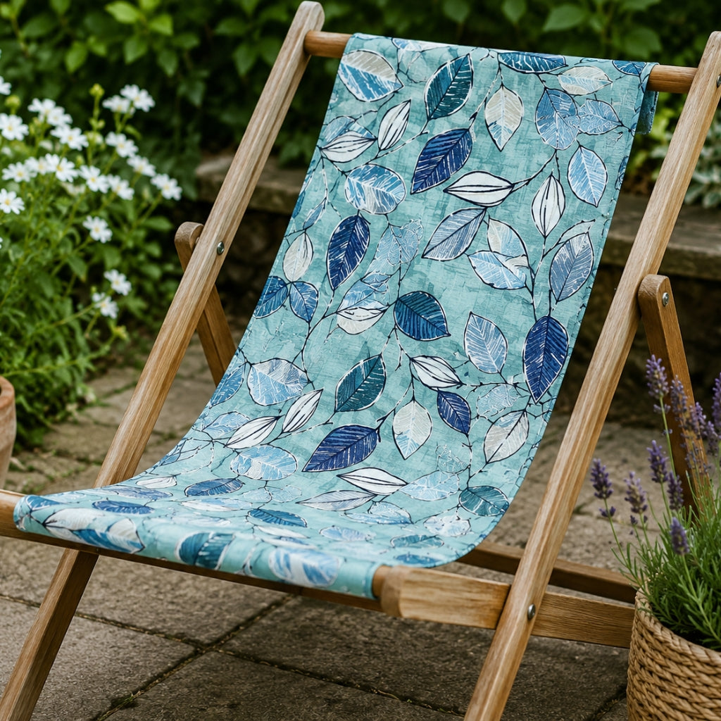 Leaf Cascade Water Resistant Canvas Fabric