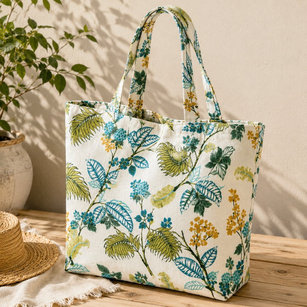 Forest Flourish Cotton Canvas Fabric