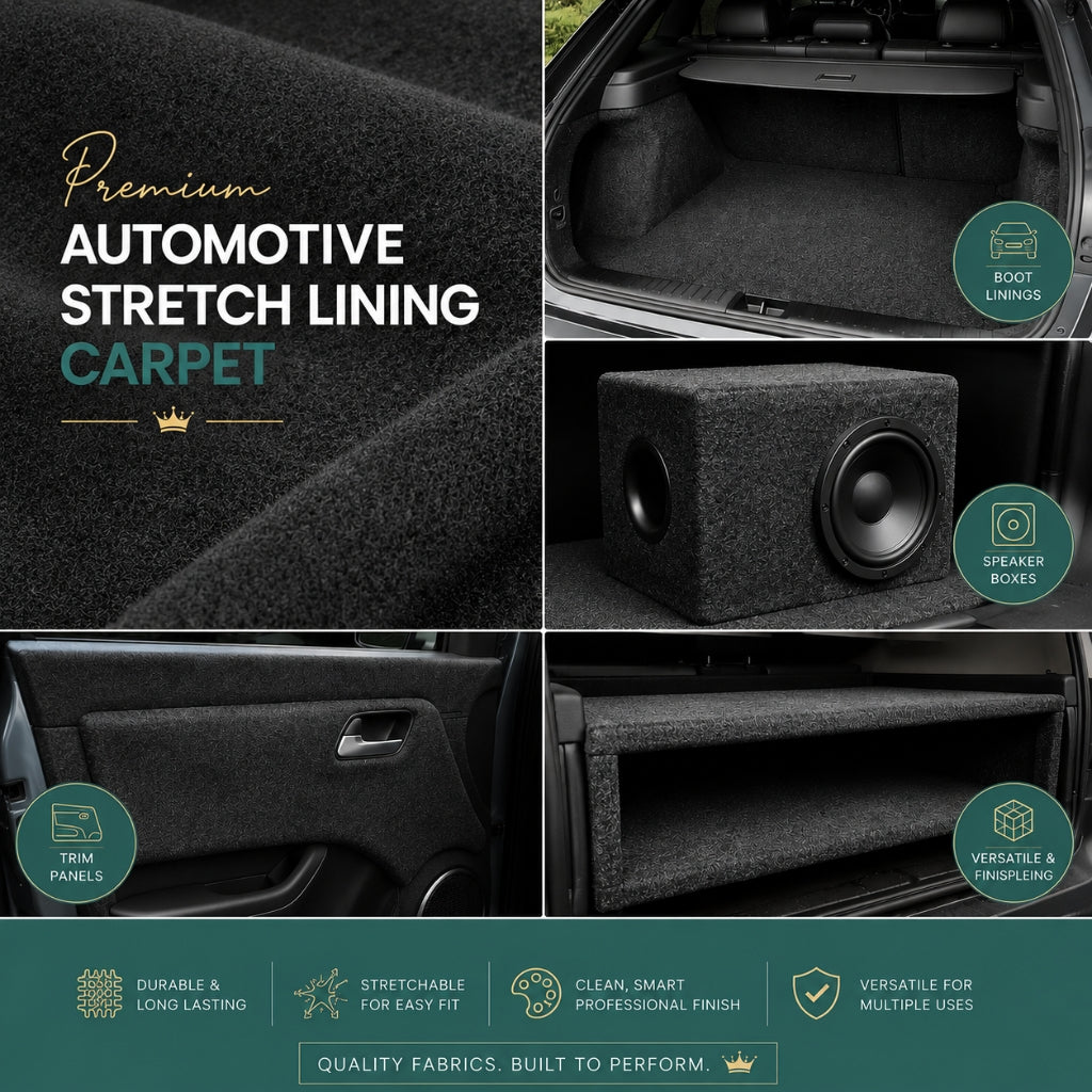 Premium Automotive Stretch Lining Carpet