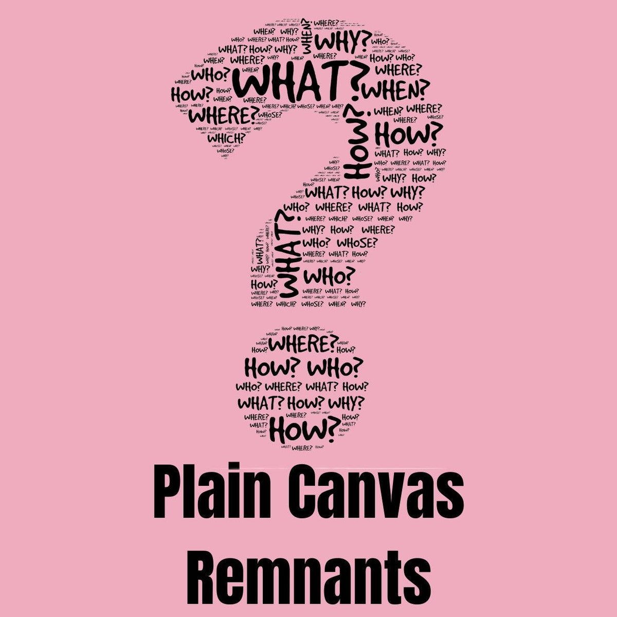 Plain Canvas Remnants - Pound Fabrics