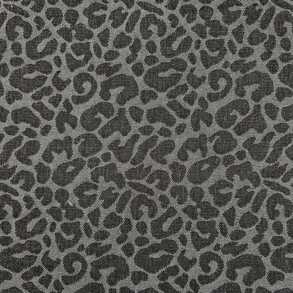 Safari Spots Jacquard Denim Fabric