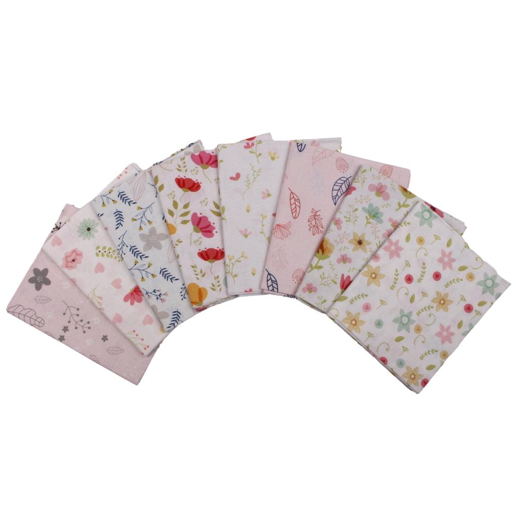 Floral Bouquet 8 Piece Cotton Fat Quarter Bundle