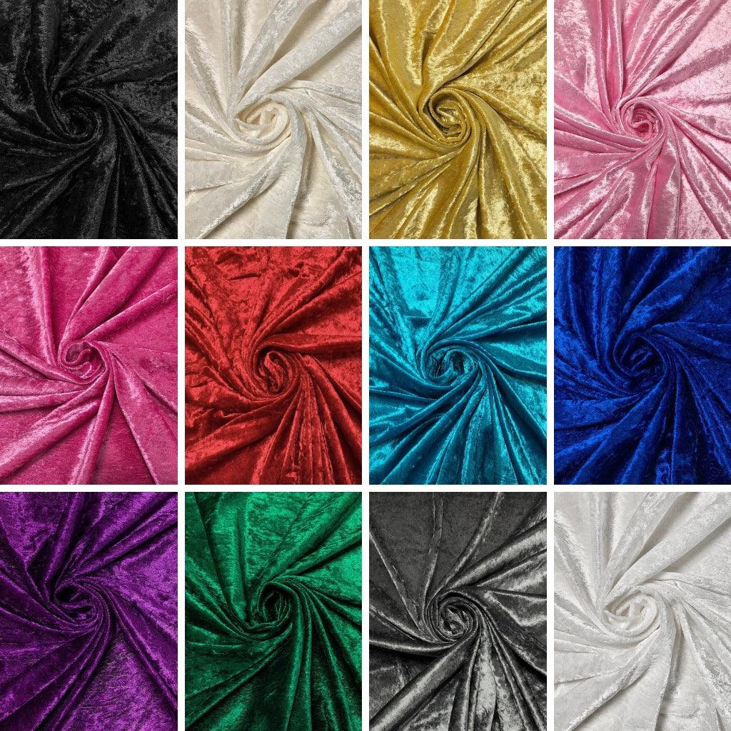 Crushed Velvet Fabric - Pound Fabrics