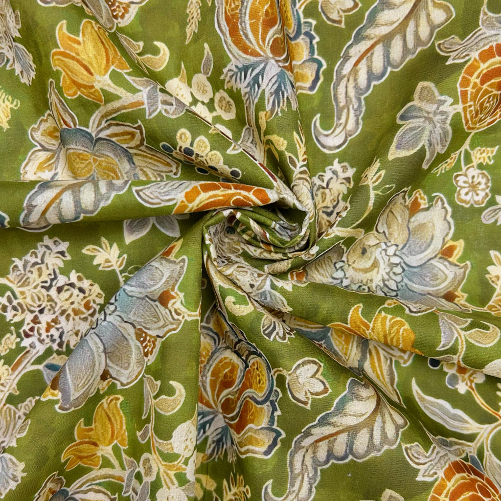 Vintage Botanicals Cotton Lawn Fabric