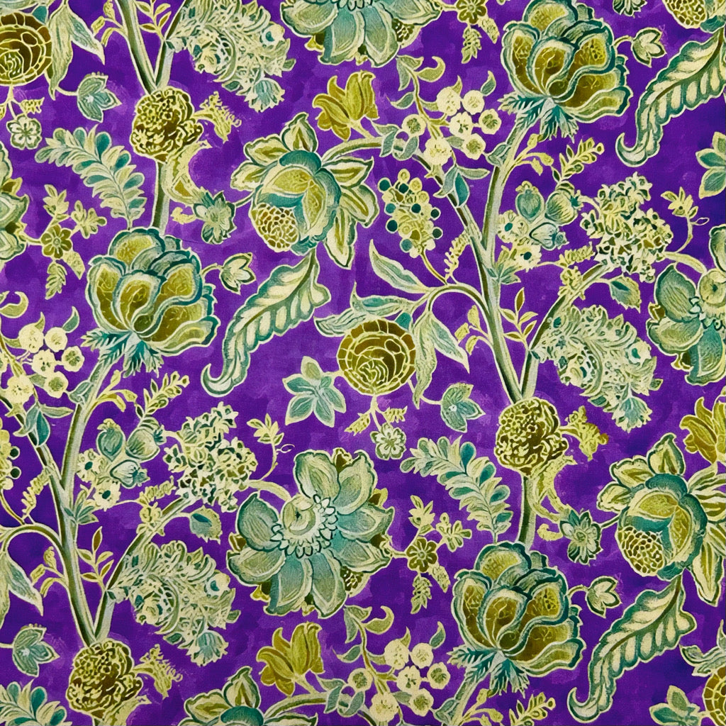 Vintage Botanicals Cotton Lawn Fabric