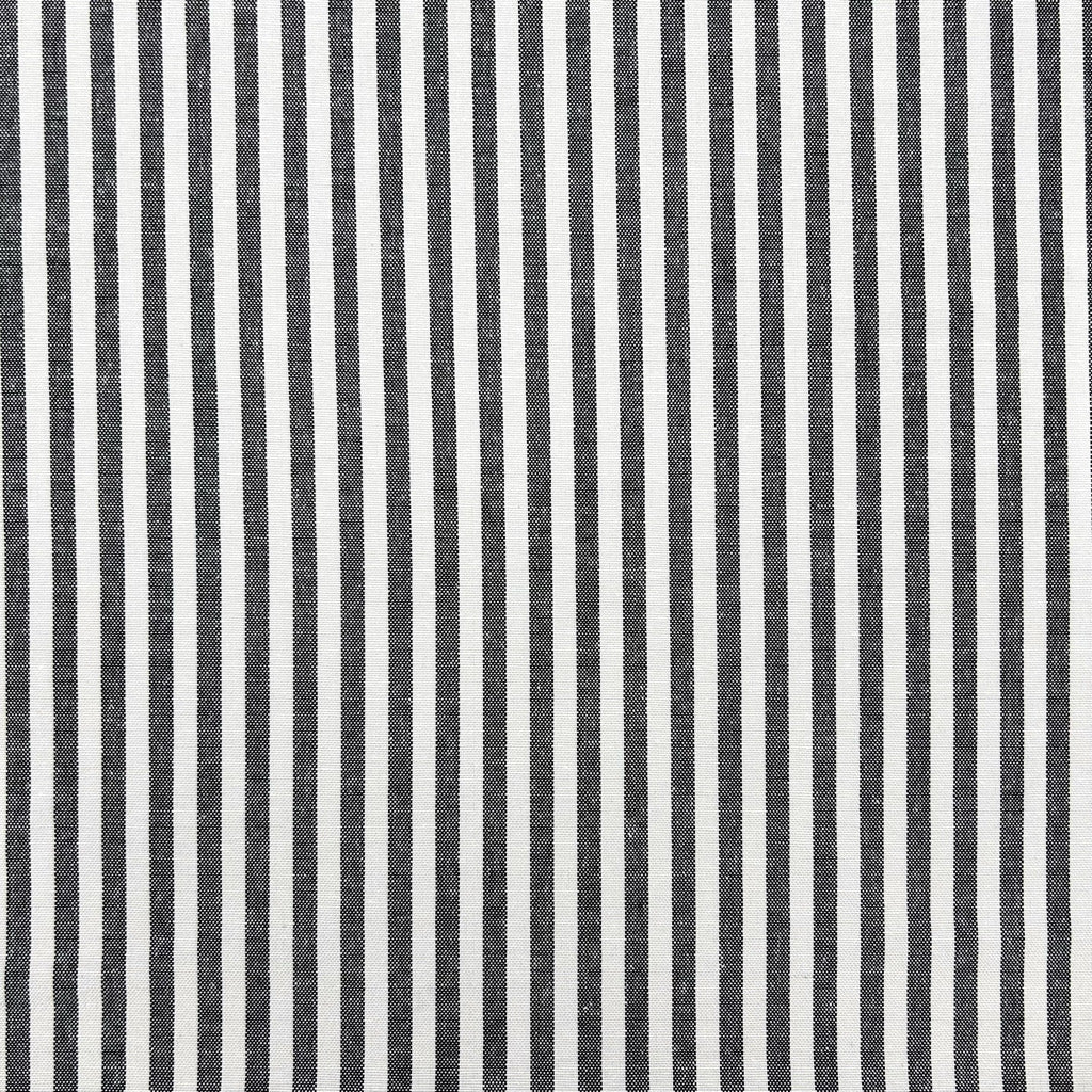 Yarn Dyed Striped Linen Blend Fabric