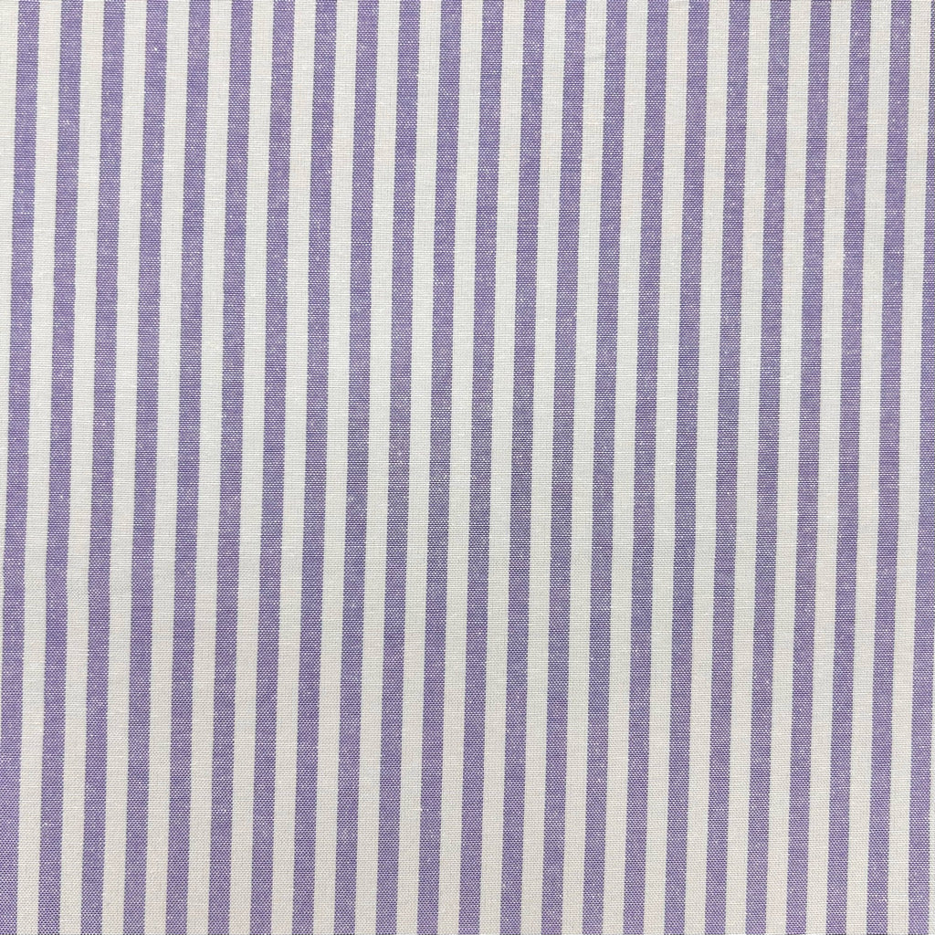 Yarn Dyed Striped Linen Blend Fabric