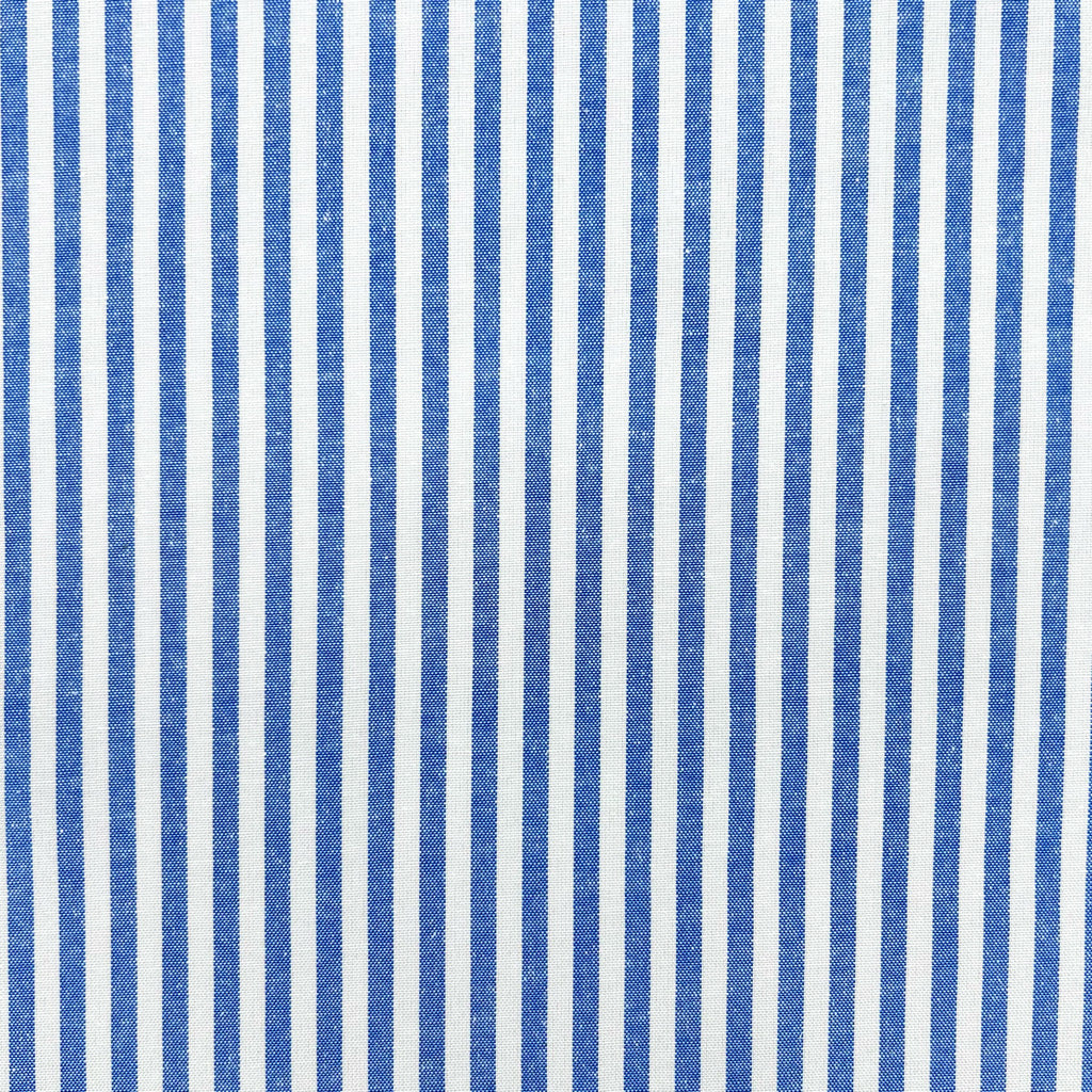 Yarn Dyed Striped Linen Blend Fabric