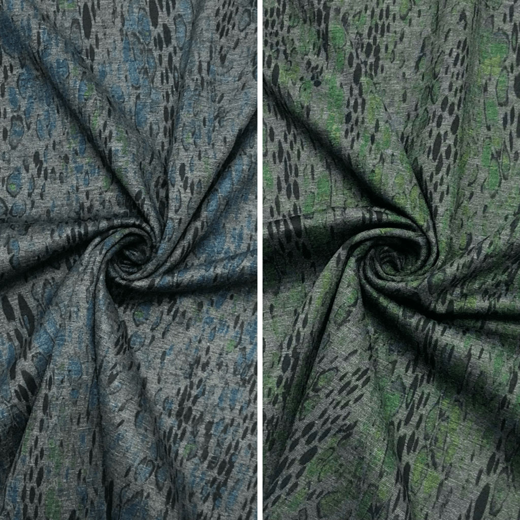 Digital Droplets Ponte Roma Fabric - Pound Fabrics