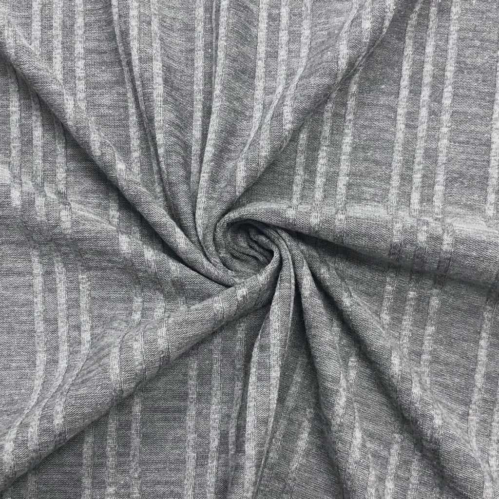Wide Ribbed Jersey Fabric
