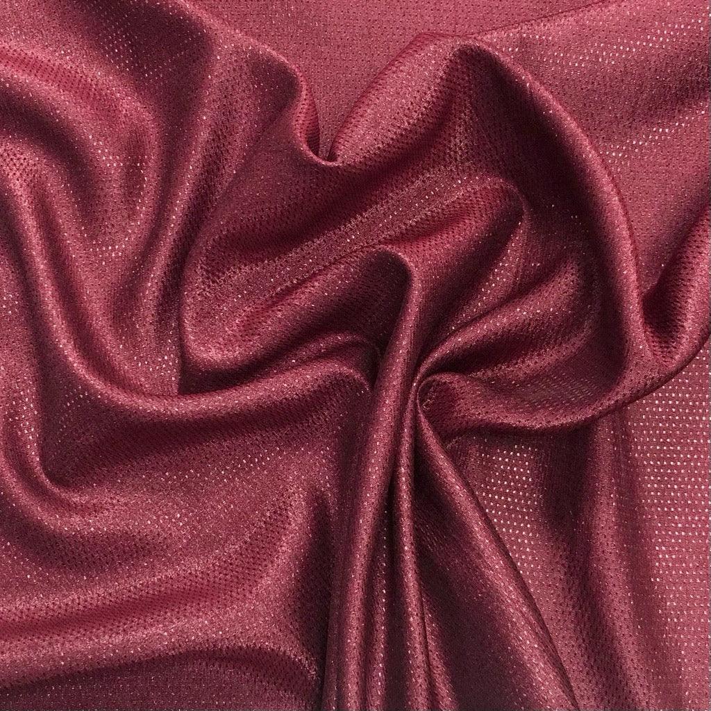 Burgundy Woven Polyester Fabric - 3m Pre-cut - Pound Fabrics