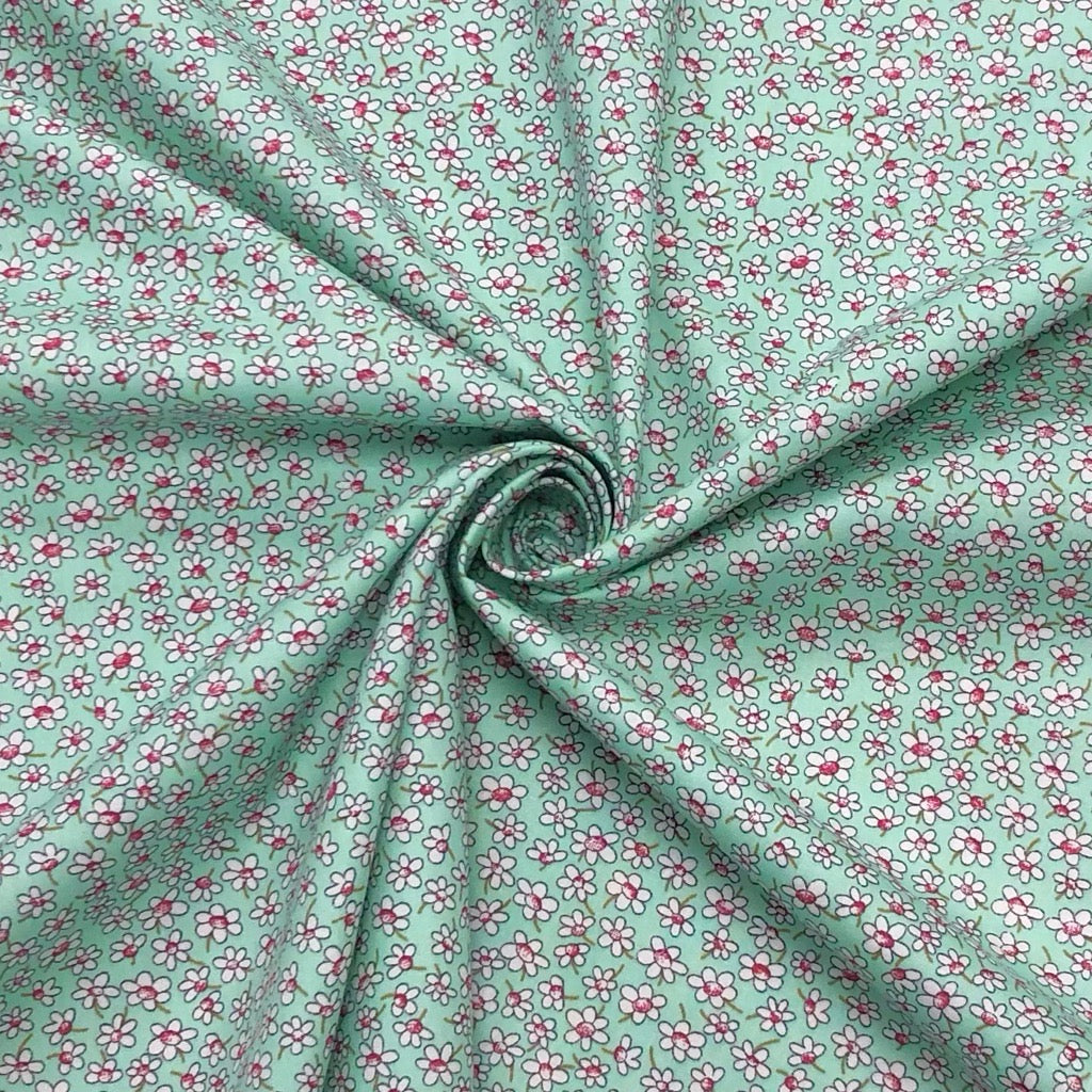 Plain Rose & Hubble Cotton Poplin Fabric