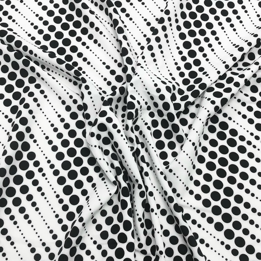All Over Dots Crepe Fabric